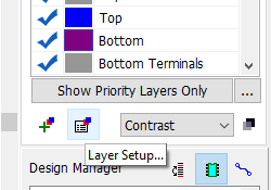 Lyer Setup button